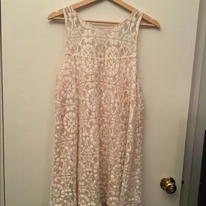Free People White Lace Summer Dress